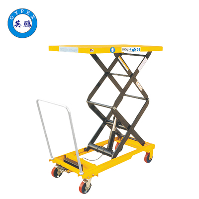 0.68吨防爆手动式升降平台车